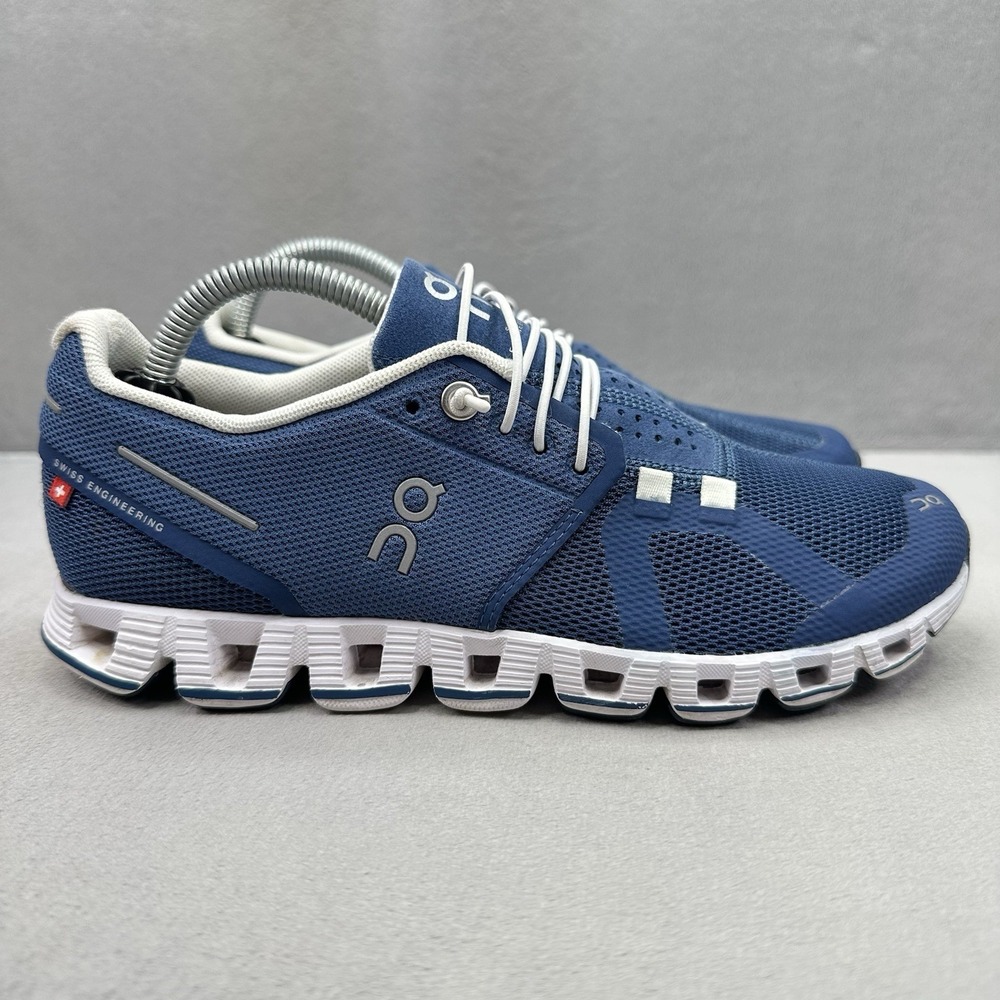 ON Cloud WOmens Size 6.5 Shoes Denim | WhiteAthletic Running Comfort Sneakers